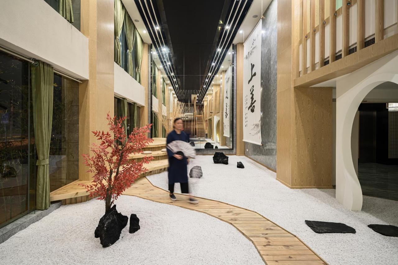 乐山上善居养心禅景酒店 Shangshan Zen Hotel Leshan Exterior foto